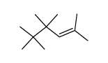 2,4,4,5,5-pentamethyl-hex-2-ene Structure