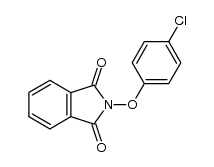 N-(4-chloro)phenoxyphthalimide结构式