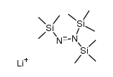 lithium-N,N',N'-[tris(trimethylsilyl)]hydrazide结构式