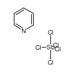 pentachlorostiborane compound with pyridine (1:1) Structure