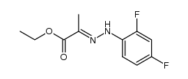 ethyl-2-[(2,4-difluorophenyl)hydrazono]propanoate Structure