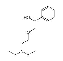 2-(2-(diethylamino)ethoxy)-1-phenylethanol Structure