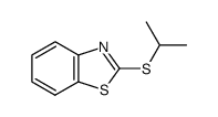 Benzothiazole, 2-[(1-methylethyl)thio]- (9CI) Structure