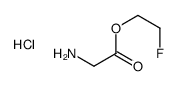 [2-(2-fluoroethoxy)-2-oxoethyl]azanium,chloride Structure