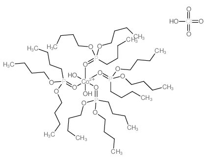 1-[butoxy(butyl)phosphoryl]oxybutane,cobalt(2+),perchloric acid,dihydrate结构式