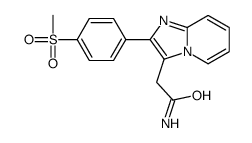 2-[p-(Methylsulfonyl)phenyl]imidazo[1,2-a]pyridine-3-acetamide picture