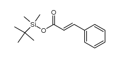 tert-butyldimethylsilyl 3-phenylacrylate Structure