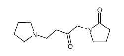 1-[2-Oxo-4-(1-pyrrolidinyl)butyl]pyrrolidin-2-one Structure