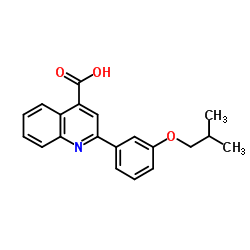 2-(3-Isobutoxyphenyl)-4-quinolinecarboxylic acid Structure