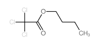 Acetic acid,2,2,2-trichloro-, butyl ester structure