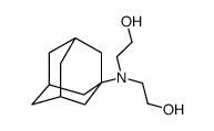 2-[1-adamantyl(2-hydroxyethyl)amino]ethanol结构式