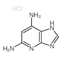 5,7,9-triazabicyclo[4.3.0]nona-2,4,6,8-tetraene-2,4-diamine结构式