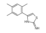 4-(2,4,5-TRIMETHYL-PHENYL)-THIAZOL-2-YLAMINE structure