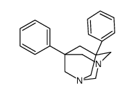 1,3-Diazatricyclo(3.3.1.13,7)decane, 5,7-diphenyl Structure