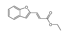 (benzofuryl-2)-3 acrylate d'ethyle Structure