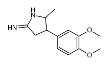 3-(3,4-dimethoxyphenyl)-2-methyl-3,4-dihydro-2H-pyrrol-5-amine Structure