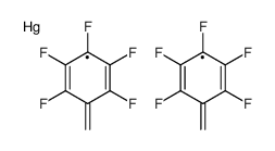 bis[(2,3,4,5,6-pentafluorophenyl)methyl]mercury Structure