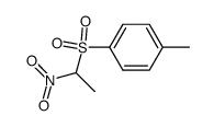 1-methyl-4-((1-nitroethyl)sulfonyl)benzene Structure