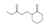 2-(3'-oxopentyl)-1-cyclohexanone Structure