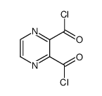 2,3-PYRAZINEDICARBONYL DICHLORIDE-结构式