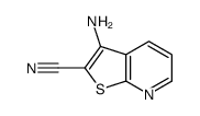 3-氨基-噻吩并[2,3-b]吡啶-2-甲腈结构式