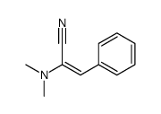 2-(dimethylamino)-3-phenylprop-2-enenitrile Structure