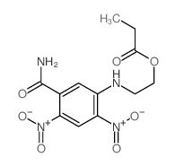 2-[(5-carbamoyl-2,4-dinitro-phenyl)amino]ethyl propanoate picture