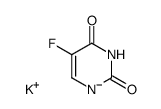 potassium 5-fluoro-2,4-dioxo-3,4-dihydro-2H-pyrimidin-1-ide Structure