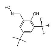 3-trifluoromethyl-5-tert-butyl salicylaldehyde oxime结构式