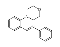 1-(2-morpholin-4-ylphenyl)-N-phenylmethanimine Structure