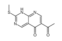 6-acetyl-2-methylsulfanyl-8H-pyrido[2,3-d]pyrimidin-5-one Structure