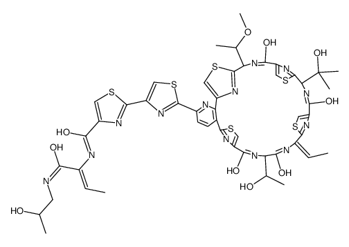 Thiocillin II Structure