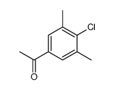 1-(4-chloro-3,5-dimethylphenyl)ethanone结构式