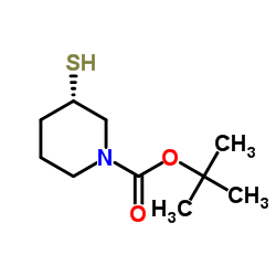 (S)-3-Mercapto-piperidine-1-carboxylic acid tert-butyl ester picture