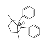 1,4-dimethyl-2,3-diphenylbicyclo[2.2.1]hept-2-en-7-one Structure