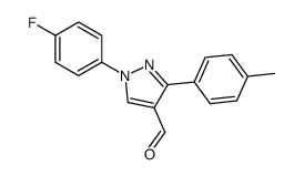 1-(4-FLUOROPHENYL)-3-(4-METHYLPHENYL)-1H-PYRAZOLE-4-CARBALDEHYDE picture