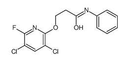 3-(3,5-dichloro-6-fluoropyridin-2-yl)oxy-N-phenylpropanamide Structure