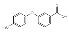 3-(4-甲基苯氧基)苯甲酸结构式