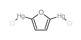 chloro-[5-(chloromercurio)furan-2-yl]mercury结构式