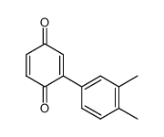 2,5-Cyclohexadiene-1,4-dione, 2-(3,4-dimethylphenyl)- (9CI)结构式