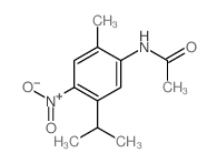 Acetamide, N-[2-methyl-5-(1-methylethyl)-4-nitrophenyl]- picture