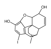 (4R,4aR,7S,7aR,12bS)-11-iodo-3-methyl-2,4,4a,7,7a,13-hexahydro-1H-4,12-methanobenzofuro[3,2-e]isoquinoline-7,9-diol Structure