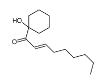 1-(1-hydroxycyclohexyl)non-2-en-1-one结构式