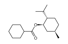 (1R,2S,5R)-5-methyl-2-(1-methylethyl)cyclohexyl cyclohexanecarboxylate Structure