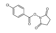 (2,5-dioxopyrrolidin-1-yl) 4-chlorobenzoate Structure