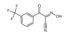 2-hydroxyimino-3-oxo-3-(3-trifluoromethylphenyl)propanenitrile Structure