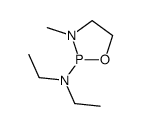 N,N-diethyl-3-methyl-1,3,2-oxazaphospholidin-2-amine结构式