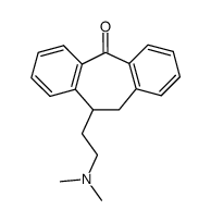 10-(2-dimethylaminoethyl)-10,11-dihydro-5H-dibenzo[a,d]cyclohepten-5-one结构式