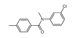 3'-Chlor-N-methyltoluanilid结构式