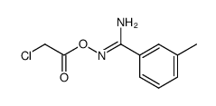 (Z)-N'-(2-chloroacetoxy)-3-methylbenzimidamide Structure